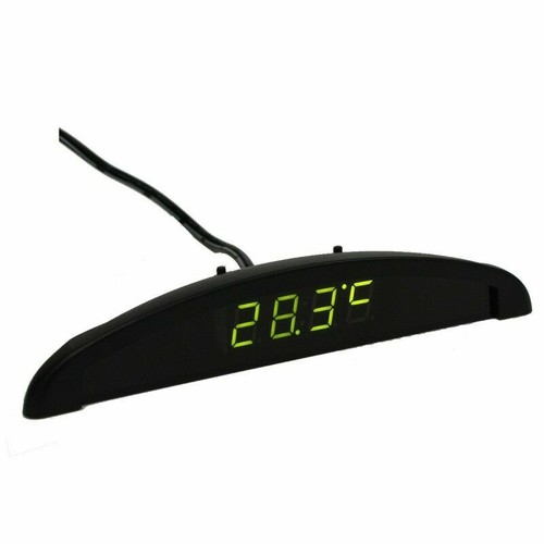 LED Digital Car Clock Automobile Electronic Clock 12V Car Voltmete Time Display - Picture 11 of 14
