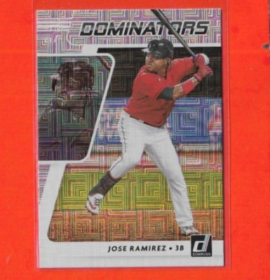 2021 Donruss Jose Ramirez Dominators Card #DOM7 Vector Parallel