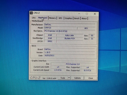 DELL Inspiron 3668 Core i5-7400 3Ghz 8GB RAM 128GB SSD 500GB HDD Win 10 Pro - Picture 14 of 16