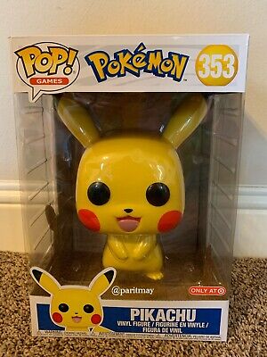 Funko Pop! Pokemon Pikachu 10â Inch #353 Target Exclusive Vinyl Figure (NIB) | eBay