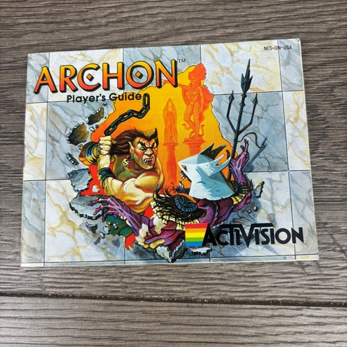 Archon Nintendo Entertainment System 1989 NES Game Cartridge w/ Manual & Sleeve - Picture 3 of 11