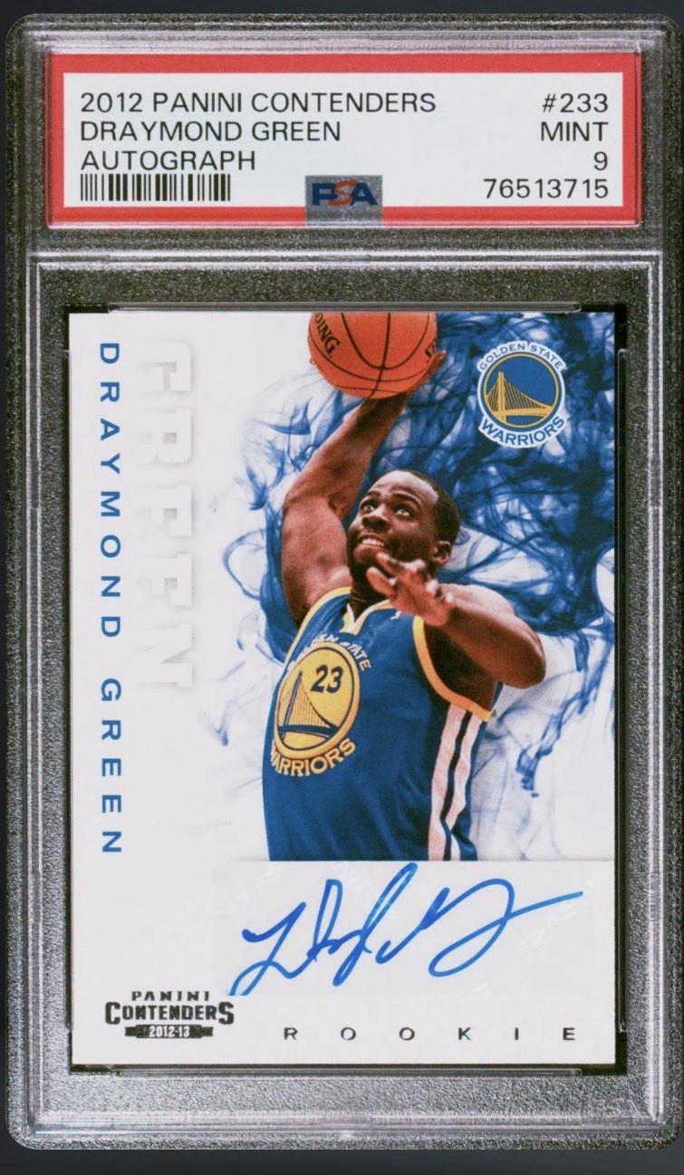 2012-13 Panini Contenders Draymond Green RC Auto #233 PSA 9 Warriors 76513715