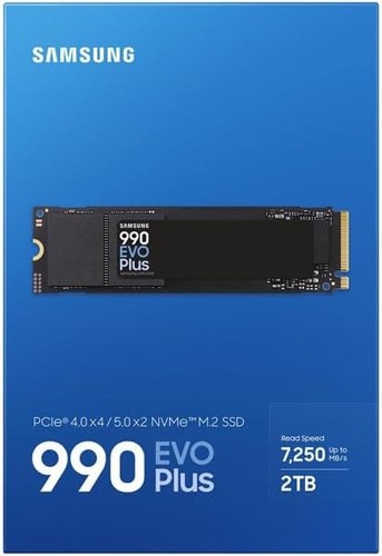Samsung Internal SSD 990 EVO Plus, NVMe 2.0 PCIe 4.0 x 4/5.0x2, 2TB, Read Speed - Photo 13/19