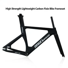 700c Carbon Fiber Bike Frame 49/51/54/57CM Fixed Gear Bicycle Frameset with Fork