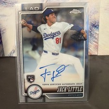 2026 Topps Chrome - Jack Little RC #RA-JL1 LA Dodgers On-Card Rookie Auto!!!. rookie card picture