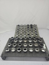 Set of 58 5-C Collets with Racks Hardinge, Lyndex, Misc