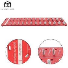 28 Thread Identifier Gauge Inch & Metric Screw Size Nut and Bolt Thread Checker