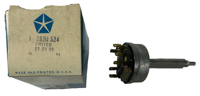 New Old Stock 2 Speed Wiper Switch for 1967 Plymouth Models Mopar #2820524