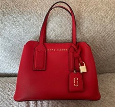 Marc Jacobs Red Pebbled Leather Satchel with ...