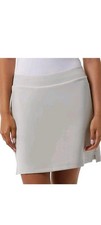 32 Degrees Cool Women's Soft 4-Way Stretch Comfort Skort, Light Gray, Size XXL