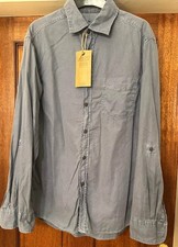 M&S Men’s Denim Shirt – Washed Out Look – Size Small - New with Tags