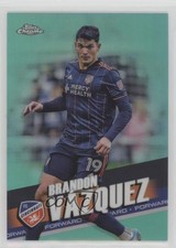 2022 Topps Chrome MLS Aqua Refractor 210/299 Brandon Vazquez Vázquez #15 p6a