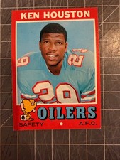 1971 TOPPS #113 KEN HOUSTON HOUSTON OILERS ROOKIE FOOTBALL CARD NM. rookie card picture