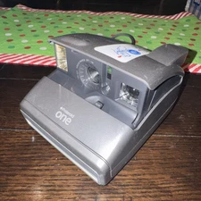 Polaroid One Step 600 Instant Pop Up Film Camera - Silver