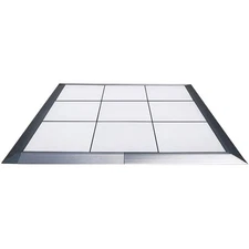 Portable Commercial Dance Floor 30x30 White Waterproof Tiles Wedding Event Party