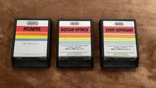 Atlantis / Demon Attack / Star Voyager Lot of 3 Atari 2600 1982 Imagic TESTED