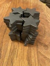 40 large thick star shaped ceramic ferrite magnets 1-1.25in x.25 for crafting