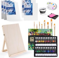 Acrylic Paint Set for Kids  Adults, 41 PCS Paint Kit, Art Painting Suppl