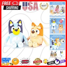 Bluey  Bingo Plush Pillow Buddy Set - Super Soft Character Pillows - Polyest...