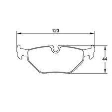 Pagid U-1285 Yellow Racing Pad - RS29 Compound