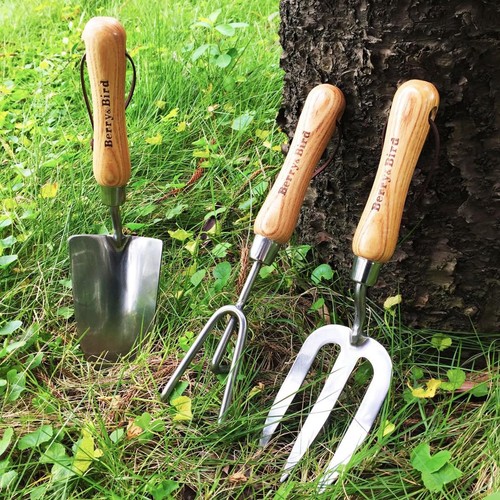 Garden Tool Set 3 Pieces Stainless Steel Heavy Duty Gardening Kit Includes Ha... - Picture 7 of 8