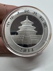 2014 China Silver Panda 1 oz .999 Fine Silver 10 Yuan BU Coin in Capsule — photo 3