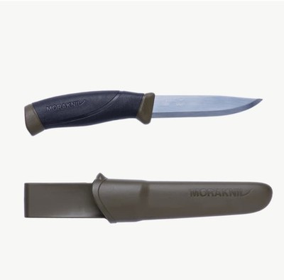Morakniv Companion MG Carbon Steel Knife - Military Green