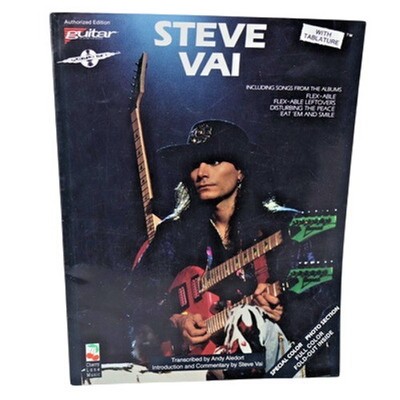 Vintage 1991 Steve Vai Guitar Songbook Cherry Lane Music Flex-Able Eat Em Smile