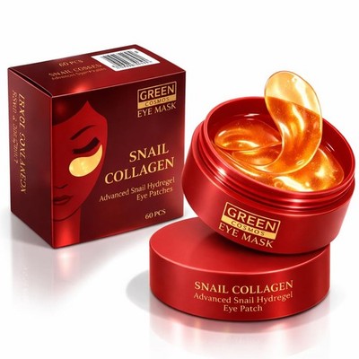 Advanced Snail Hydrogel Eye Patch (60pc) Gel Serum Mask, Puffy Under Eye Trea...