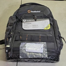 Tool Bag Southwire PROBAGBP Rugged Tool Backpack With Molded Base, 28 Pocket