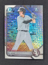 Erick Hernandez 2022 1st Bowman Chrome Mojo Refractor #BCP-181 Chicago White Sox