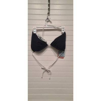 Shade & Shore Womens Black Bikini Top Size XL 16 NWT