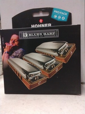 Hohner Blues Harp Harmonica Pro Pack (C/G/A Major)