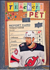 2023-24 Upper Deck Series 1 #TP-15 Tomas Tatar Teachers Pet