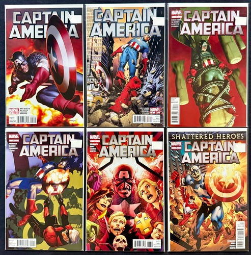 2011-13 MARVEL Captain America Vol. 6 #2-17 Complet FONCTIONNE ! +Vol. 7 #1-3 LOT de 19 - Photo 2/5