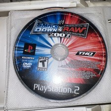 WWE SmackDown vs. Raw 2007 (Sony PlayStation 2) Disk Only Tested And Works