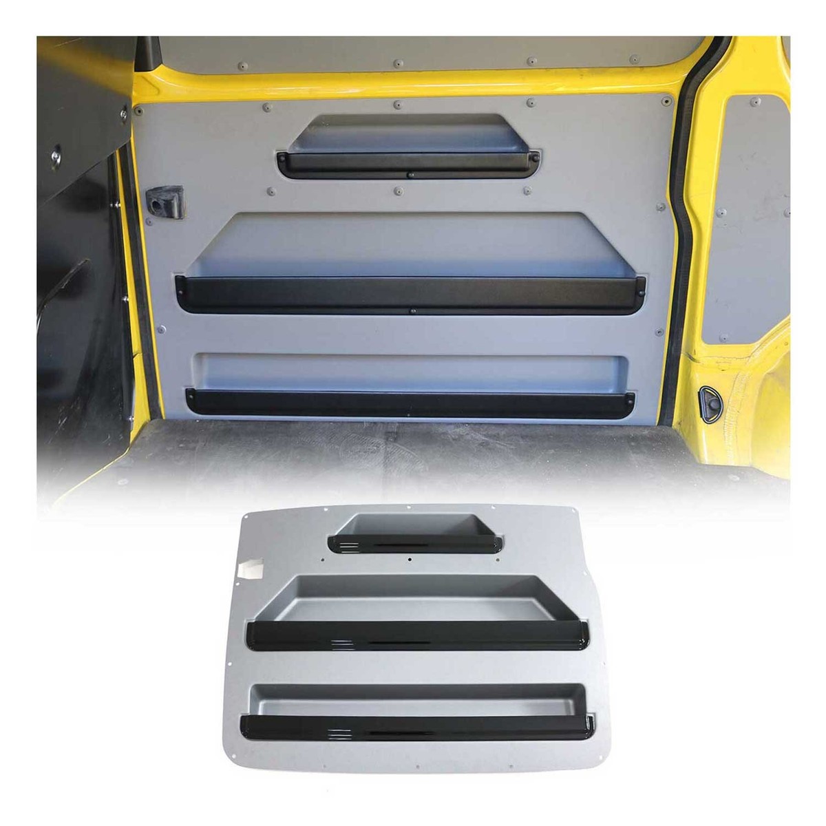 78camp　906050 天板金網 Heckklappenverkleidung für VW T5 T6 Transporter VAN 2003-2022