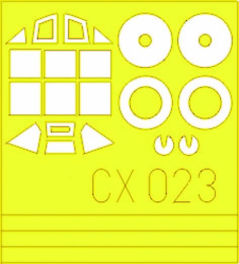 Eduard Accessories Cx023 - 1:72 Messerschmitt Bf 109G - Masking Film - New