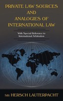 Private Law Sources And Analogies Of International Law | Hersch Lauterpacht
