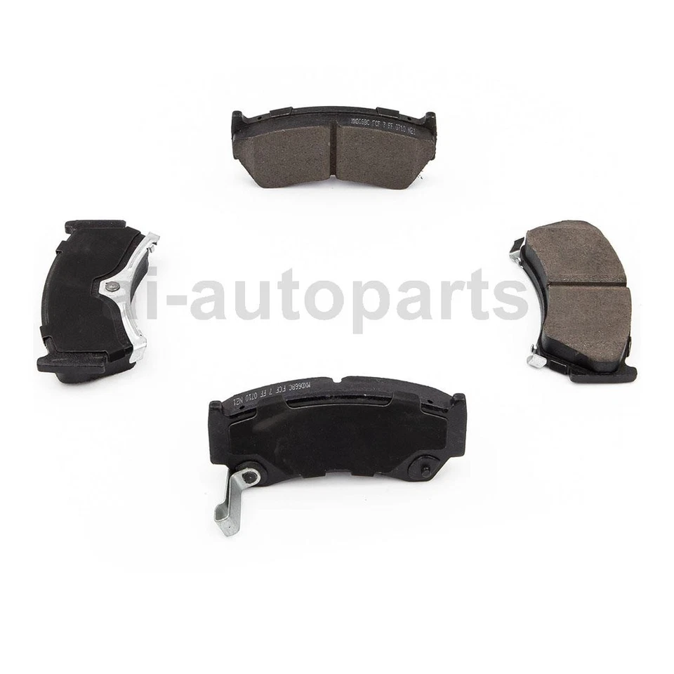 Kit de pastilhas de freio dianteiro e sapatas de freio a tambor traseiras para Nissan Sentra 1995-1999 - Imagem 2 de 4