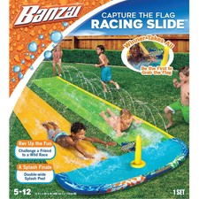 Capture the Flag Racing Water Slip and Slide Kids Outdoor Summer 16FT