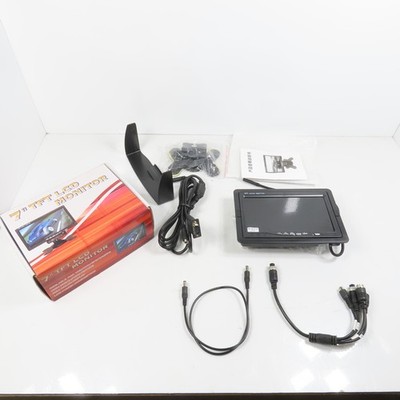 7'' TFT LCD Color Monitor Display Kit VCD/DVD/GPS/Camera Rearview 12-35VDC