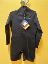 Neo-Sport Men’s 3MM Neoprene Wetsuit Long Sleeve Shorty Large