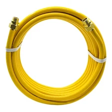 1/2" CSST Gas Line 33ft Flexible Gas Line,Corrugated Stainless Steel Tubing w...