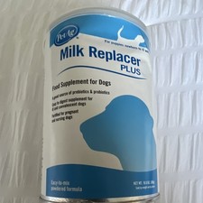 PetAg Milk Replacer Plus Powder Formula for Puppy, XS-XL, Easy-toMix dent on can