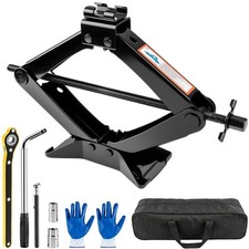 3 Ton Car Jack - Heavy Duty Scissor Jack Tire Changing Kit For Suv Sedan