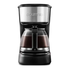 Gourmia 5 Cup One-Touch Switch Coffee Maker with Auto Keep Warm Black:Small Drip