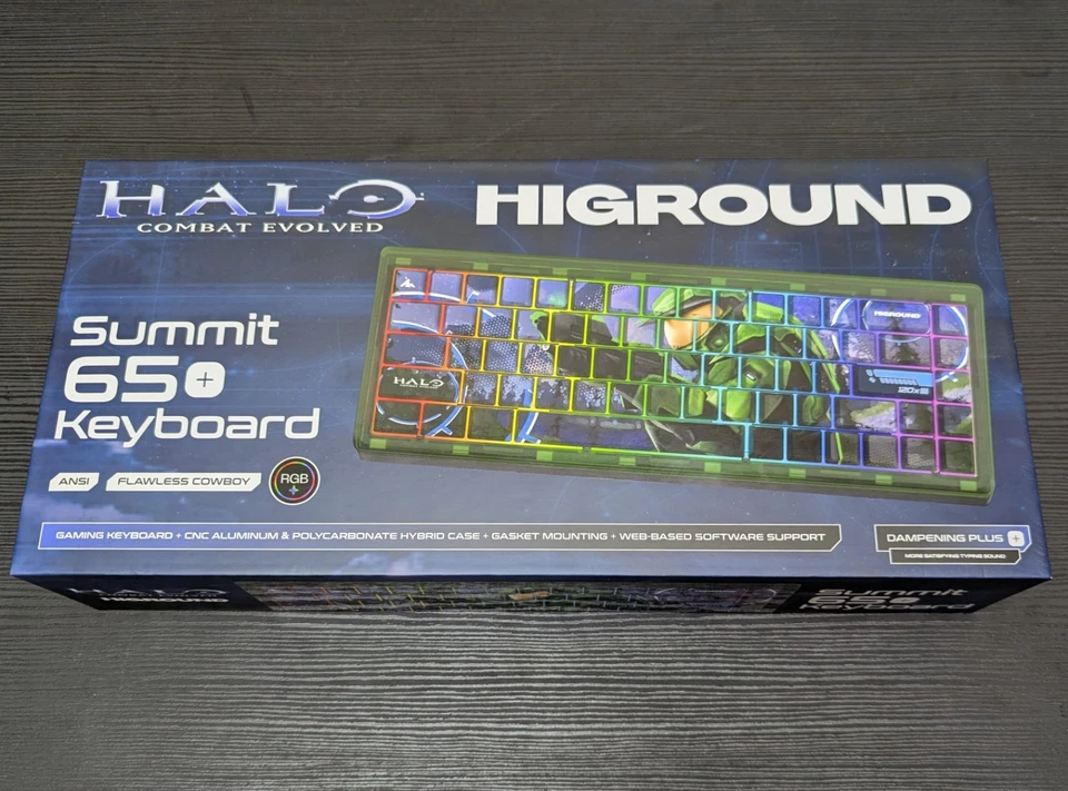 Halo Higround Summit 65+ Keyboard - Flawless Cowboy Neu Originalverpackt