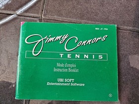 Jimmy Connors Tennis Nintendo NES FRA