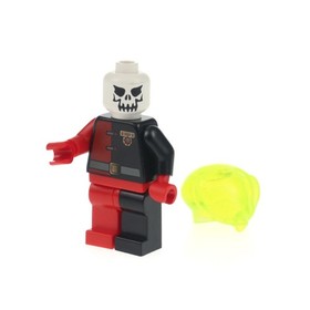 1x Lego Minifigure Alpha Team Commander Ogel Minion Head White Helmet 4793 alp018